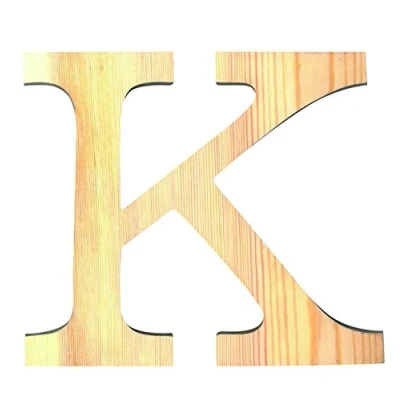 Afbeelding van Artemio houten letter K 19 cm