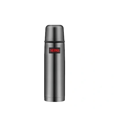 Image de Thermos Bouteille Isotherme en Acier Inoxydable Mat de Light and Compact., Inoxydable, Gris, 0,75 l