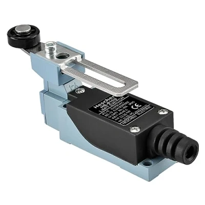 Afbeelding van Heschen Eindschakelaar HS 8108(TZ 8108) verstelbare rolhendel 10A 250VAC SPDT kortstondig voor CNC Plasma molen IP65
