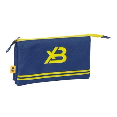 Afbeelding van Pennenetui met 3 vakken Kings League x buyer Blauw 22 12 cm