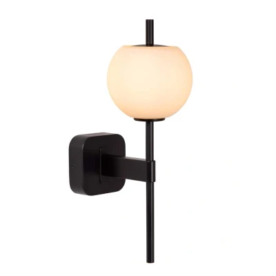 Afbeelding van Lucide ELDA Wandlamp Badkamer 1xG9 IP44 Zwart