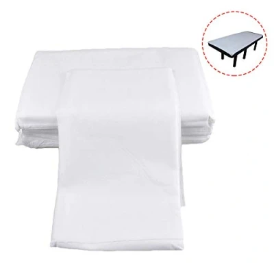 Afbeelding van Thrivinger 100 stuks wegwerp massage tafellakens Voor spa, schoonheidsbank schoonheidssalon, massage, tatoeage, hotel (80 x 180 cm)