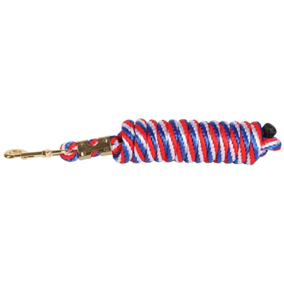 Image de Harry&#039;s Horse Corde pour Licol Comfort Rouge/blanc/bleu 3m