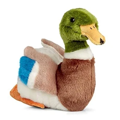 Afbeelding van Pluche knuffeldier wilde eend 23 cm Eenden/vogels dieren speelgoed knuffels