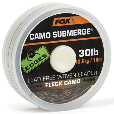 Afbeelding van Fox Edges Submerge Camo Lead Free Woven Leader 30lb (13,6kg) 10m Leaders