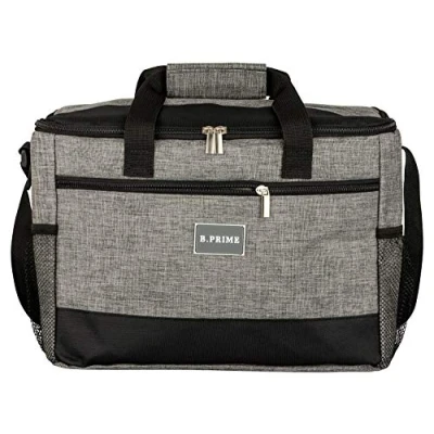 Afbeelding van Classic Koeltas/isoleertas, 20 l, groot blauw, 36 x 26 22 cm, voor picknick, camping, outdoor, plagen, incoping, auto, sport
