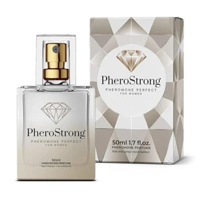 Afbeelding van PheroStrong Perfect Feromonen spray voor vrouwen Goudkleurig