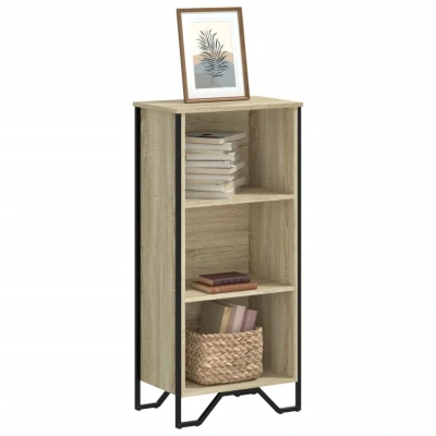 Afbeelding van Boekenkast 50x31x106 cm bewerkt hout sonoma eikenkleurig