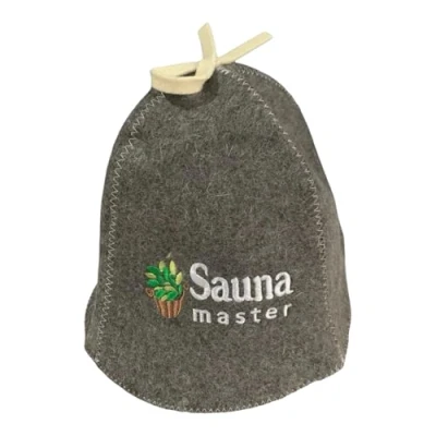 Afbeelding van GMMH Saunamuts van wolvilt (510 137) Saunapet voor dames en heren, sauna grijs 510 137, eenheidsmaat, Grijze 137