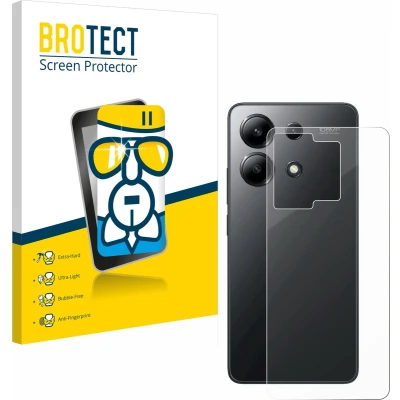 Afbeelding van BROTECT Screenprotector voor Xiaomi Redmi Note 13 4G (Achterkant) Folie Beschermfolie Beschermglas transparant