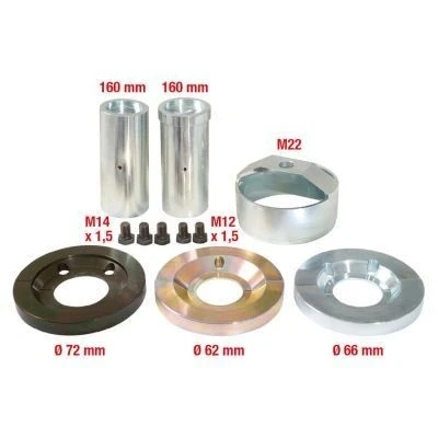 Afbeelding van KS Tools, Voertuig gereedschap, Wiellager gereedschapsset voor VAG, 14 stuks.