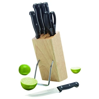 Afbeelding van Messenset met Messenblok, 6 Delig, Hout KitchenCraft