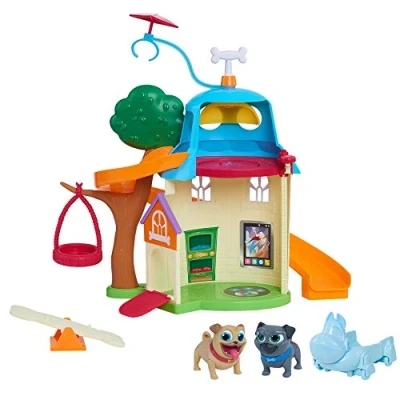 Afbeelding van B&amp;R Playset Doghouse en 2 figuren (Giochi Preziosi PUY01000)