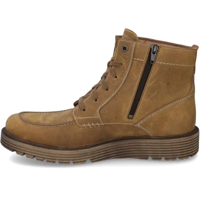 Afbeelding van Josef Seibel Cooper Veterboots, Heren, Maat: 47, Castagne kombi Leer