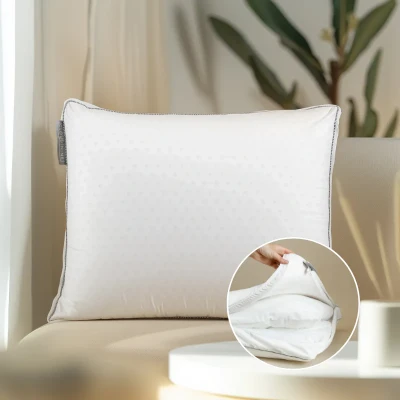 Afbeelding van Hoofdkussen Hoteldream Latex Cloud Nine VullingRug en zijslaper Dekbed Discounter.nl