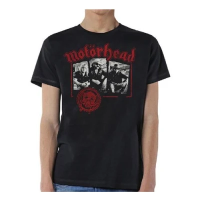 Afbeelding van Motorhead Stamped Heren T shirt S Zwart
