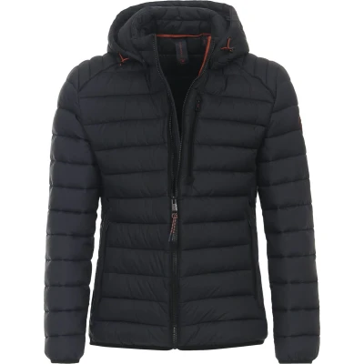 Afbeelding van Casa Moda Jas Navy maat XXL Heren Tussenjas met Regular fit Pasvorm Suitable Herenkleding