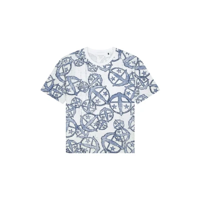 Afbeelding van Schiesser Tshirt print, Heren, Maat: 48, Mehrfarbig
