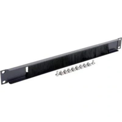 Afbeelding van Gembird 19A BRUSH 02 Kabelinvoer, Accessoires voor serverkasten, Zwart