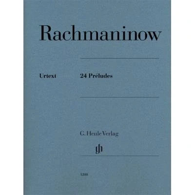 Image de Rachmaninoff Serguei Preludes (24) Piano
