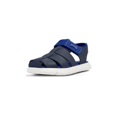 Afbeelding van Camper Oruga Unisex Sandalen voor kinderen, Maat: 28, Dark blue Leer en textiel