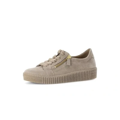 Afbeelding van Gabor Sneakers laag goldcoloured, Dames, Maat: 44, Gold coloured Leer