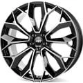 Afbeelding van Aez Leipzig Dark 9.5x21 5x120 ET49 72.6 Velg