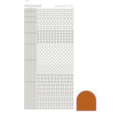 Afbeelding van Hobbydots sticker Mirror Copper