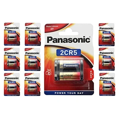 Afbeelding van Panasonic 2CR5 6V Lithium Batterij 10x Blisters