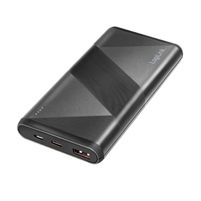 Afbeelding van LogiLink PA0275 Accupack 10000 mAh Quick Charge 3.0, Fast Charge, Power Delivery 2.0 LiPo Zwart