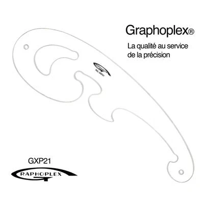 Image de Pistolet en altuglas transparent 30 cm graphoplex