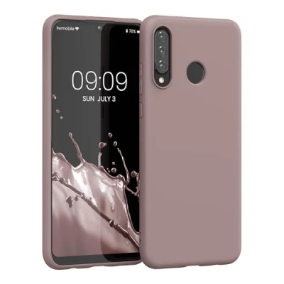 Afbeelding van kwmobile telefoonhoesje geschikt voor Huawei P30 Lite Hoesje smartphone Back cover in licht oudroze