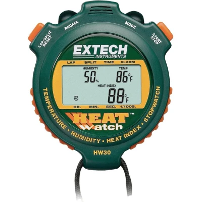 Afbeelding van Extech HW30 Stopwatch voor vochtigheid en temperatuur 1 % Hrel 99