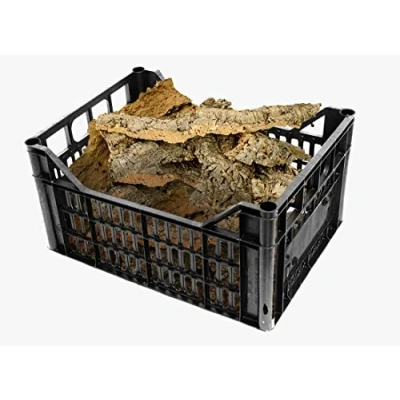 Afbeelding van Schorskist van kurk, 100% natuurlijk, gemaakt in Italië, voor kleuterschool, knutselen, knutselen (1 kg)
