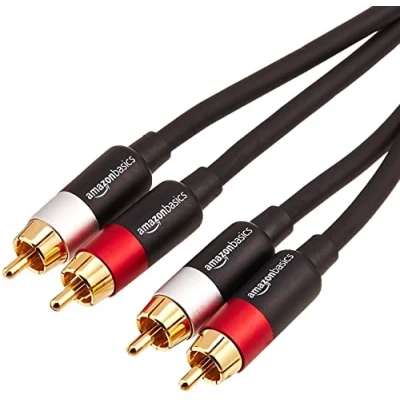 Afbeelding van Amazon Basics PBH 20218 RCA audiokabel, 2 x mannelijk naar mannelijk, 4,57 m
