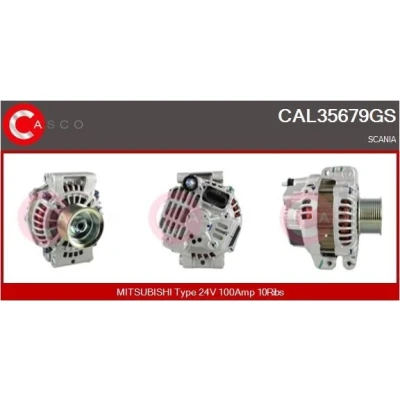 Afbeelding van CASCO CAL35679GS Dynamo / Alternator 24V 100A