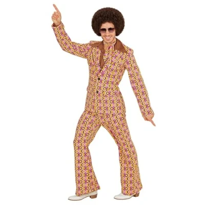 Afbeelding van WIDMANN Jaren 70 groovy disco pak voor mannen L Volwassenen kostuums