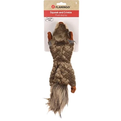 Afbeelding van Flamingo Forre Speelgoed Honden Hs Eekhoorn Bruin S 11x37x7cm 1st 137491