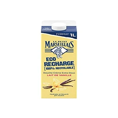Afbeelding van Le Petit Marseillais Vanillemelk Extra Zachte Douchecrème Eco Vulling 1 L