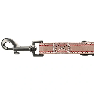 Afbeelding van Trixie Native verstelbare riem van leer Cappuccino M L