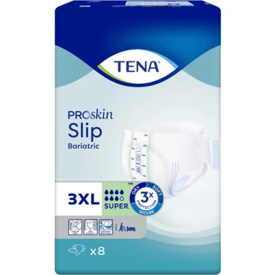 Afbeelding van Tena Proskin Slip Super 3XL (Bariatrisch) 4 pakken van 8 stuks