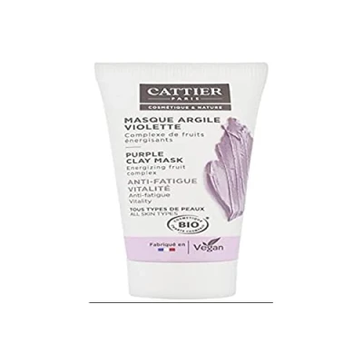 Afbeelding van Cattier Organic Violet Clay Mask Alle Huidtypen 30 ml