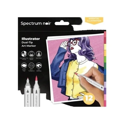 Afbeelding van Spectrum Noir Illustrator 12st Essential Illustration