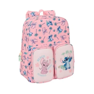 Afbeelding van STITCH BEACH Kinderrugzak, aanpasbaar aan trolley, eenvoudige reiniging, ideaal voor kinderen van verschillende leeftijden, comfortabel en veelzijdig, kwaliteit stevigheid, 26 x 11 34 cm,