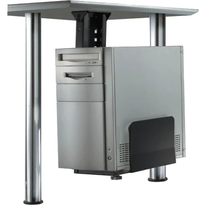 Afbeelding van Neomounts CPU D200BLACK PC steun montage aan bureau hoogteverstelling 39 54 cm breedteverstelling 13 23 zwart