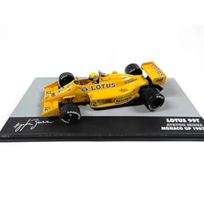 Afbeelding van OPO 10 Ayrton Senna Lotus 99T #12 Winner Monaco GP Formule 1 1987 1:43 Altaya (708)