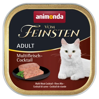 Afbeelding van 6x100g Adult Multi Vleescocktail animonda Vom Feinsten Kattenvoer