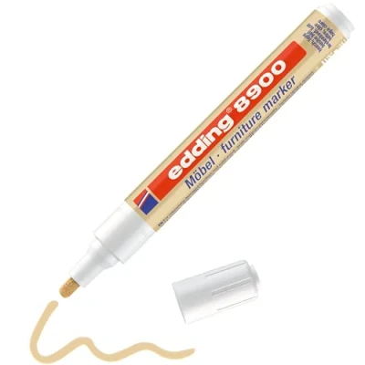Afbeelding van edding 8900 meubelmarker blister van 1 beukenhout licht