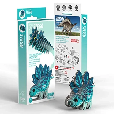 Afbeelding van Eugy 3d modelbouwpakket Stego 7 delig Blauw No.07