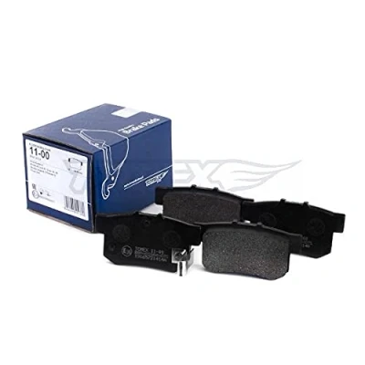 Afbeelding van TOMEX brakes TX 11 00 Remblokkenset Achteras Met akoestische slijtagewaarschuwing HONDA: CIVIC 7 Hatchback, S2000, Jazz 2, SUZUKI: SWIFT 3
